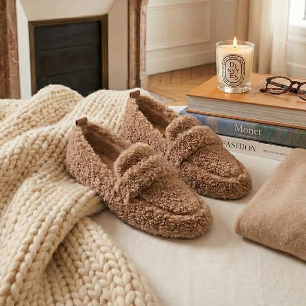 Chaussures d'Hiver Femme, Style Élégant et Moderne, Chaudes et Confortables, à Pois
