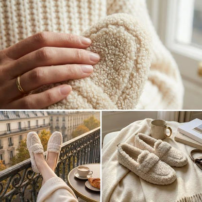 Chaussures d'Hiver Femme, Style Élégant et Moderne, Chaudes et Confortables, à Pois